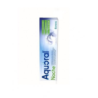 Aquoral Noche Pomada Ocular Lubricante Esteril 1 Envase 5 G  ESTEVE PHARMACEUTICALS SA