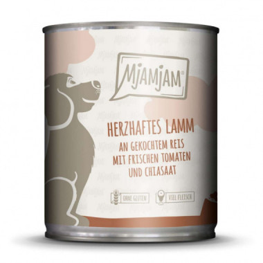 Mjam Dog Cordero/arroz/tomate 800 Gr  MJAMJAM