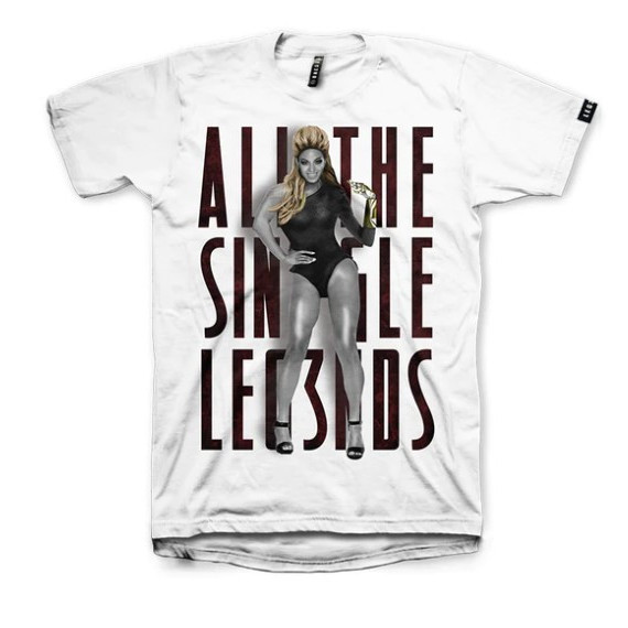 Camiseta LEG3ND Beyonce Blanco