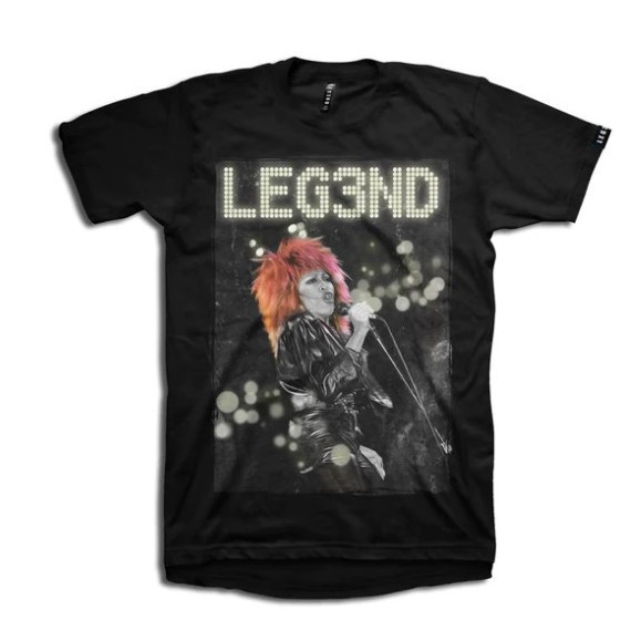 Camiseta LEG3ND Tina Negro