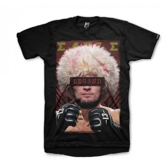 Camiseta LEG3ND Khabib Negro