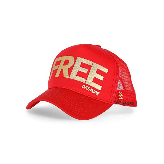 Gorra INSANE Trucker Free Unica Rojo