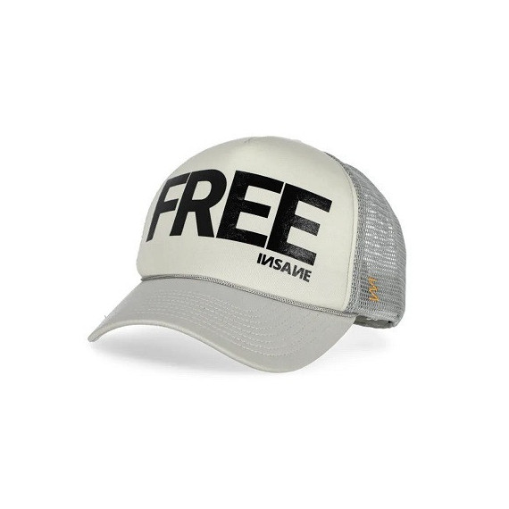 Gorra INSANE Trucker Free Unica Gris