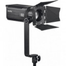 GODOX Led S60 con Lente de Enfoque y Aletas
