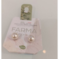 Bijoux Pendiente Perla Cream Rose  FARMA BIJOUX