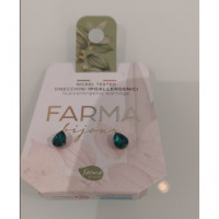 Bijoux Pendiente Gota Esmeralda  FARMA BIJOUX