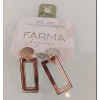 Bijoux Pendiente "frame" Espejo  FARMA BIJOUX
