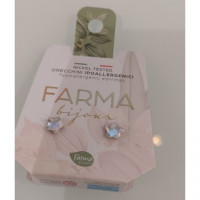 Bijoux Pendiente Estrellas Planas Cristal  FARMA BIJOUX