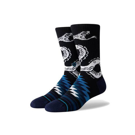 Calcetin STANCE Casual Crotalus Unica Negro