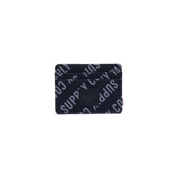 Tarjetero HERSCHEL Charlie Unica Logo/negro