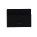 Tarjetero HERSCHEL Charlie Leather Unica Negro