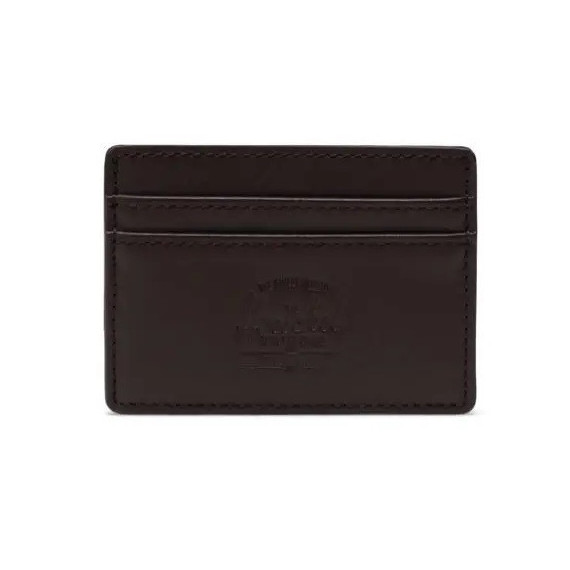 Tarjetero HERSCHEL Charlie Leather Unica Marrón