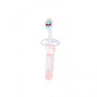 Mam Cepillo Dental Infantil Aprendizaje Training Brush 5+M 1 Unidad Color Rosa  JOHNSON & JOHNSON