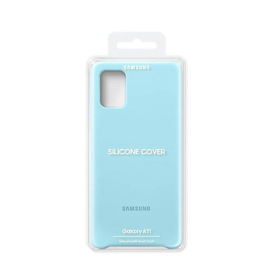 Funda de Silicona SAMSUNG Azul para Galaxy A71