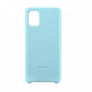 Funda de Silicona SAMSUNG Azul para Galaxy A71