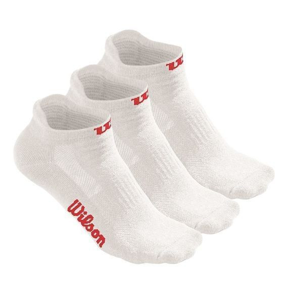 Pack 3 Pares de Calcetines Wilson No Show Mujer Blanco  WILSON PADEL