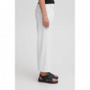 Pantalones ICHI Kate Wide Cloud Dancer