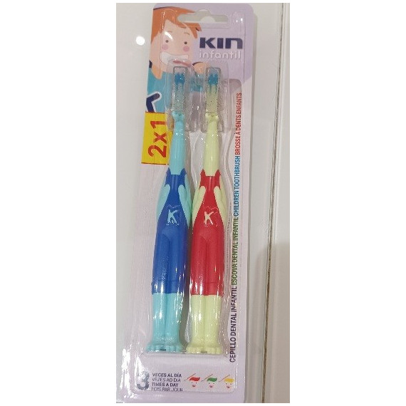 KIN Cepillo Dental Infantil Duplo