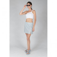 Camisetas Mujer Top 24COLOURS Asimétrico Blanco - Guanxe Atlantic Marketplace