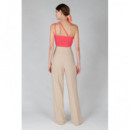 Camisetas Mujer Top 24COLOURS Asimétrico Pink