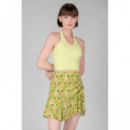 T-shirts de senhora Top 24COLOURS Halter Neck Verde