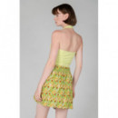 T-shirts de senhora Top 24COLOURS Halter Neck Verde