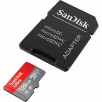 SANDISK Ultra Micro Sd + Adaptador 128GB 140MB/S