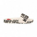 Pala Logo Blanco  LOVE MOSCHINO