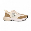Deportivo Multi Pieles Blanco/beige  LOVE MOSCHINO