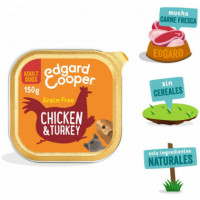 E&c Dog Wet Ad. Pollo/pavo 150 Gr  EDGARD & COOPER