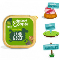 E&c Dog Wet Ad. Cordero/vacuno 150 Gr  EDGARD & COOPER