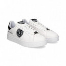 Talon Ch.negro Deportivo Blanco  VERSACE JEANS