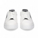 Talon Ch.negro Deportivo Blanco  VERSACE JEANS