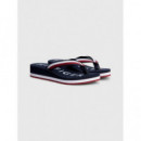 Chanclas TOMMY HILFIGER Essential de Cuña Baja con Cinta