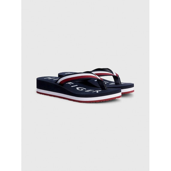 Chanclas TOMMY HILFIGER Essential de Cuña Baja con Cinta