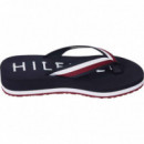 Chanclas TOMMY HILFIGER Essential de Cuña Baja con Cinta