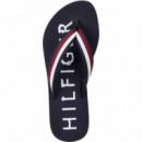 Chanclas TOMMY HILFIGER Essential de Cuña Baja con Cinta