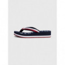Chanclas TOMMY HILFIGER Essential de Cuña Baja con Cinta