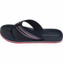 Chanclas TOMMY HILFIGER con Cinta Distintiva
