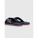 Chanclas TOMMY HILFIGER con Cinta Distintiva