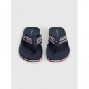Chanclas TOMMY HILFIGER con Cinta Distintiva