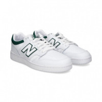 Deportivo Piel Blanco/verde  NEW BALANCE - Guanxe Atlantic Marketplace