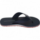 Chanclas con Tira y Logo de TOMMY HILFIGER