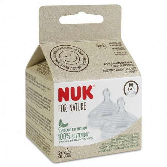 NUK TETINA NATURE SENSE SILICONA M (2UDS)