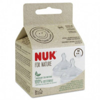 NUK TETINA NATURE SENSE SILICONA M (2UDS)
