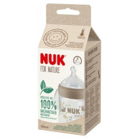 NUK Biberon Silicona Nature Talla S Marron 150ML