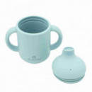 Vajilla 7 Pzas Silicona Infantil Bebé Blue  OLMITOS