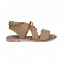 Sandalia Acordonado Beige  BUENO