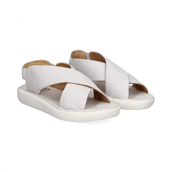 Sandalia Cruzada Blanco  BUENO