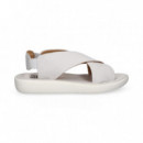 Sandalia Cruzada Blanco  BUENO